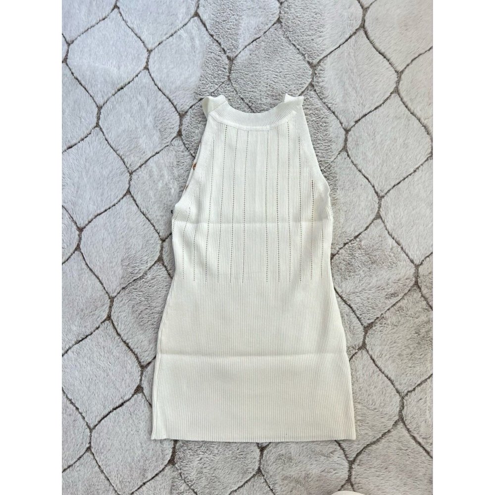 DAIMARAN Rome Women's Matching Set 2 Pieces Tank Top + Pants White M - Picture 4 of 8